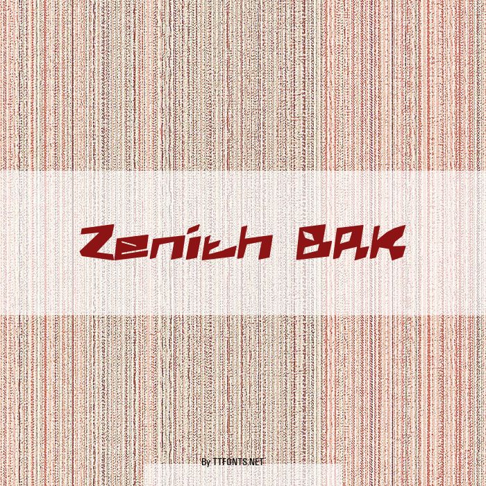 Zenith BRK example